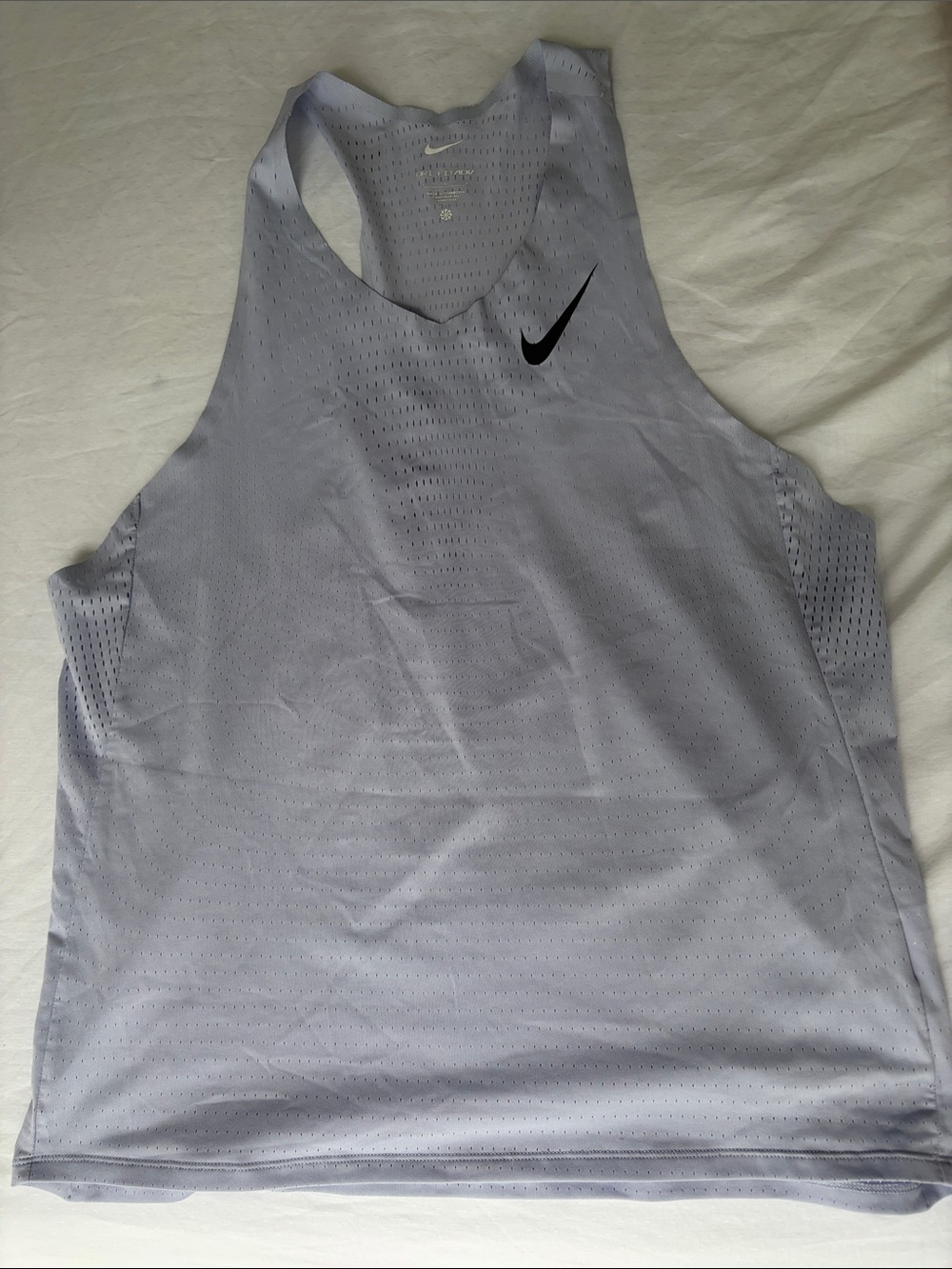 Nike Men’s Lilac Performance Mesh Tank Size Large